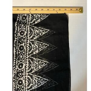 Sarong or Wrap with White Sun & Moon Design. Cozumel & Mexico Women's 66X41